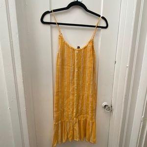 Yellow smocked sundress by Aqua